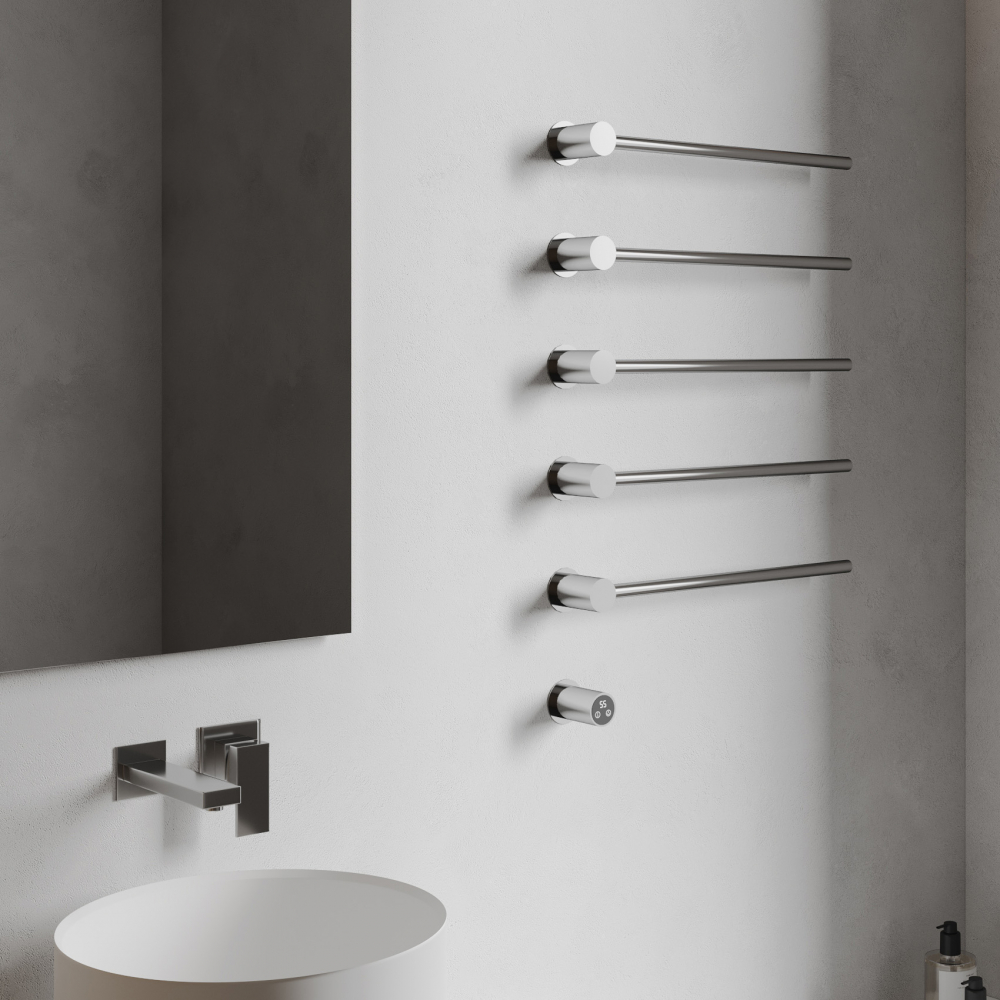 Полотенцесушитель электрический ABBER Charme AH4005 хром