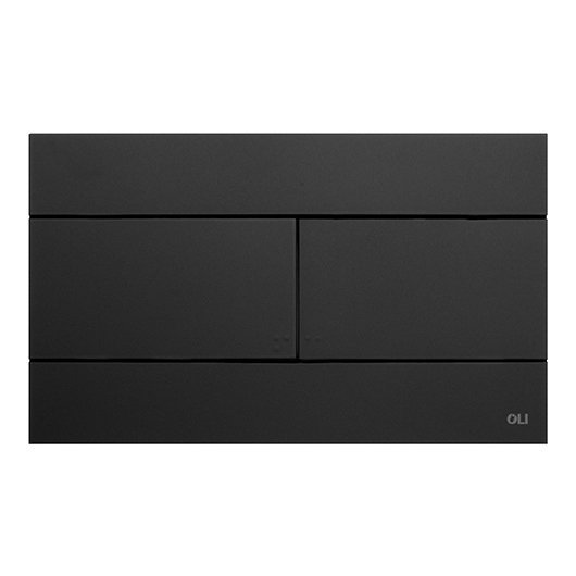 Кнопка смыва для унитазов OLI SLIM 659055 черный матовый