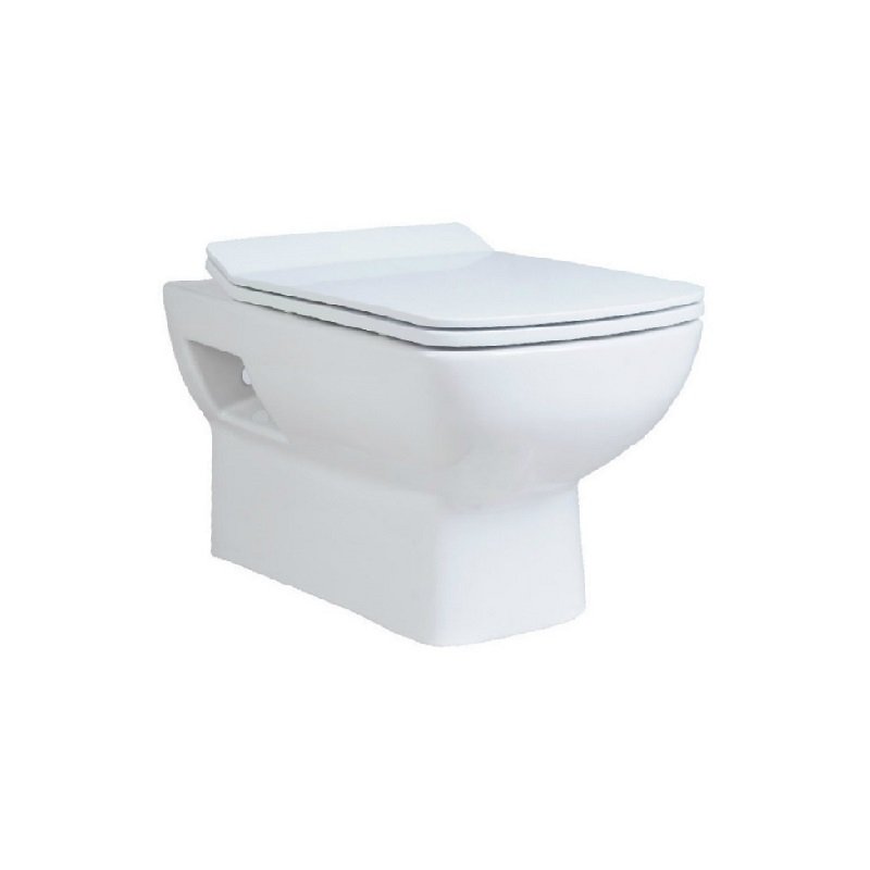 Унитаз подвесной Creo Ceramique Tours TO1100N+TO1001N белый