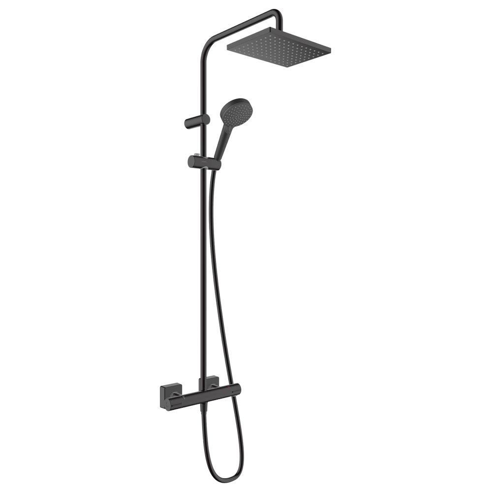 Душевая стойка Hansgrohe Vernis Shape 26286670 черный матовый