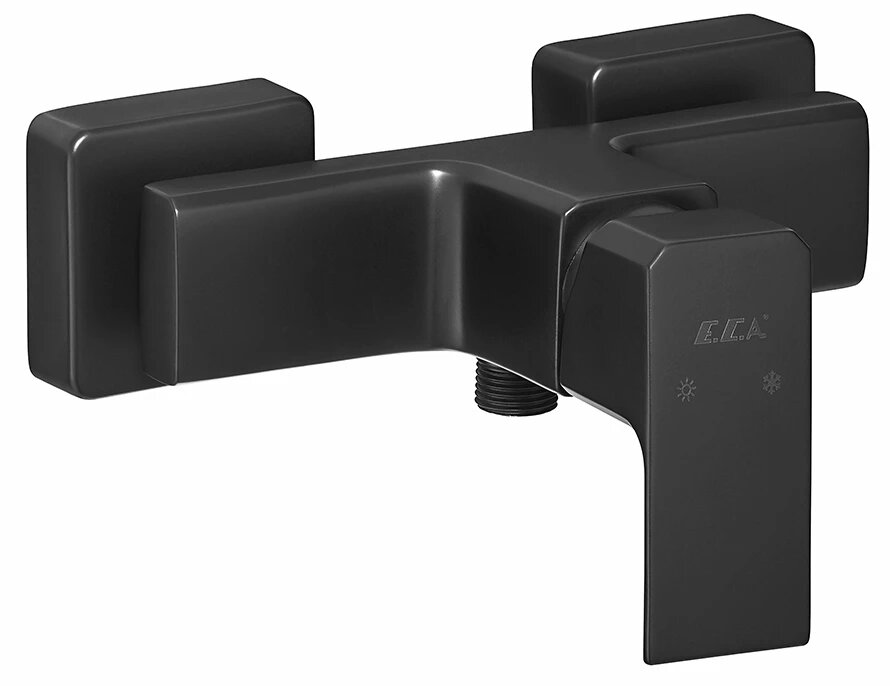 Смеситель для душа E.C.A Tiera 102154024C1EX черный матовый