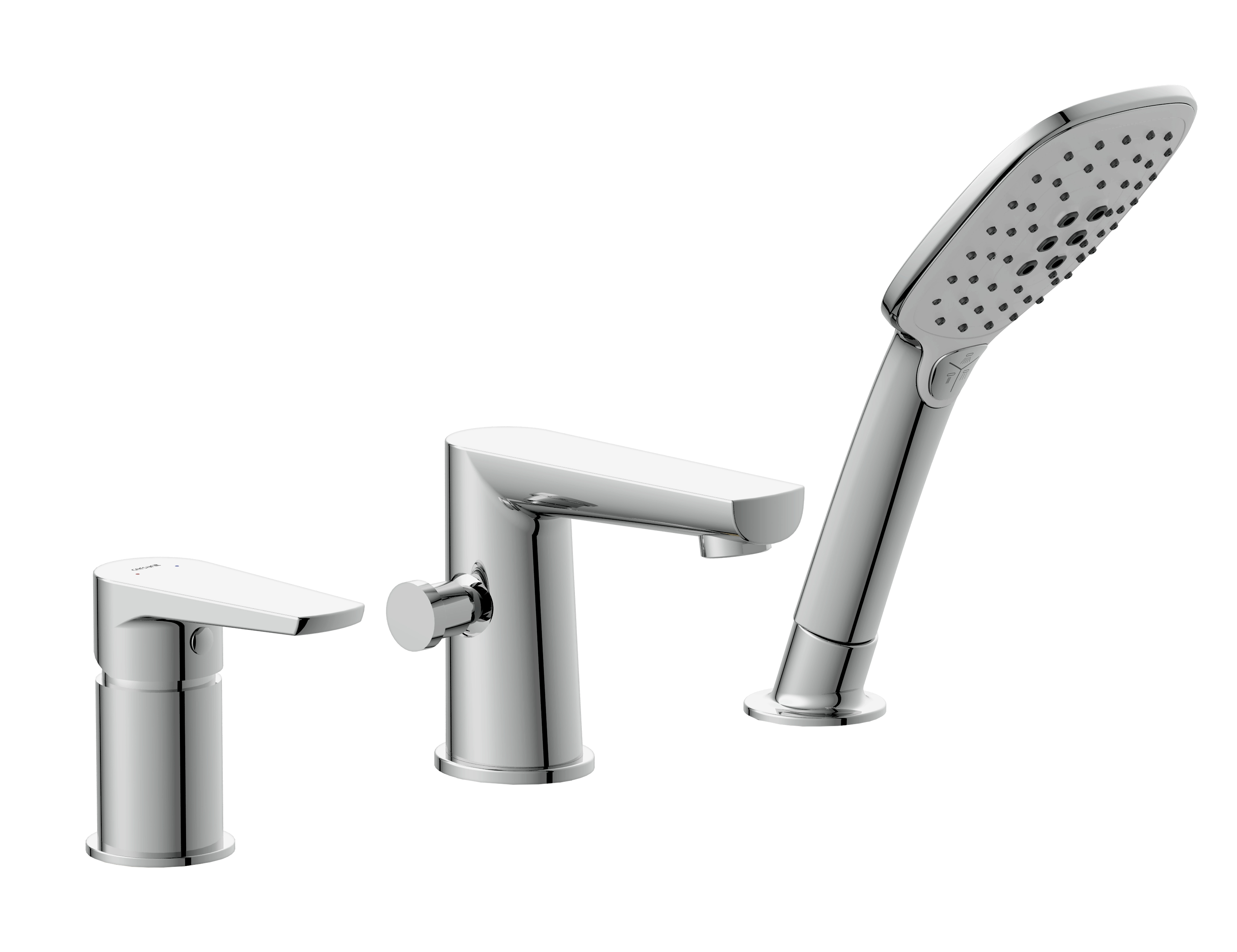 Смеситель на борт ванны Cersanit MODUO 64100 хром