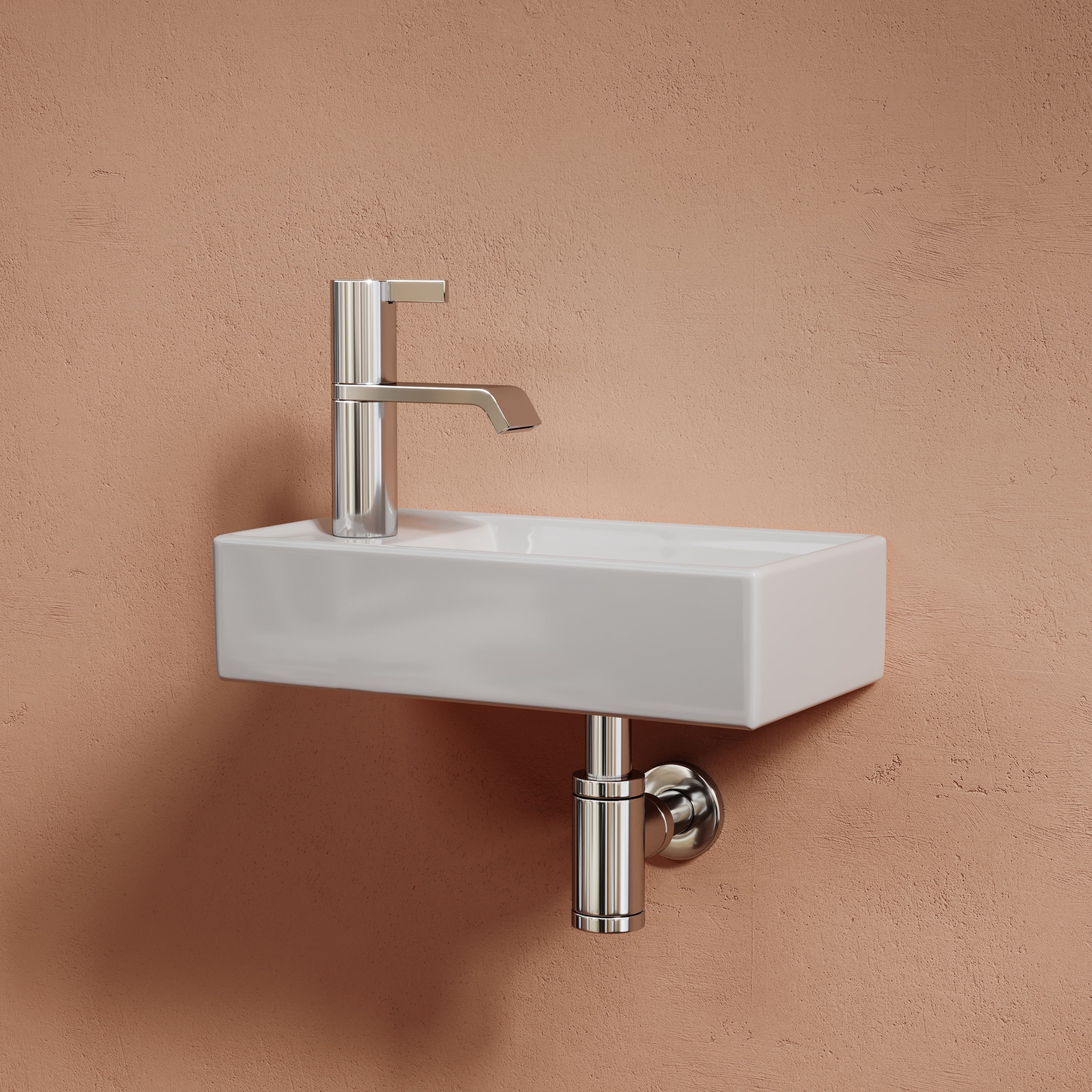 Раковина подвесная 40см Ceramica Nova Element CN6051R белый