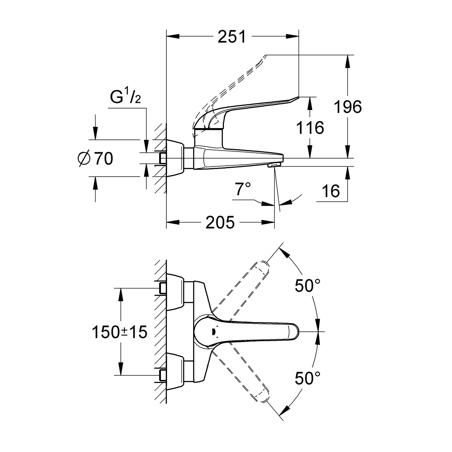 Смеситель для раковины Grohe Euroeco Special 32778000 хром