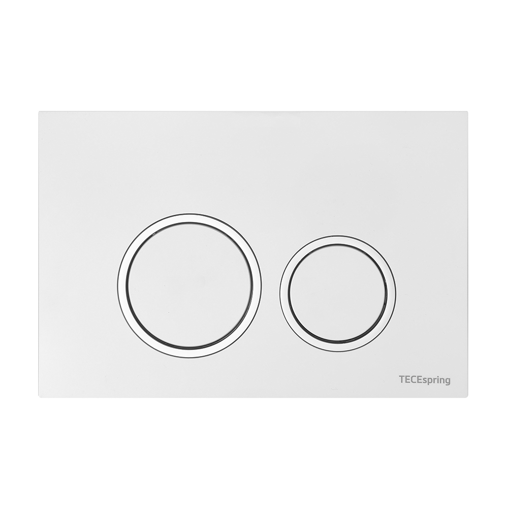 Готовое решение для подвесных унитазов TECE Spring R K955103 клавиша смыва белый