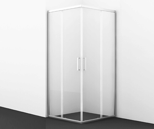 Душевой угол WasserKraft Main 41S19 100x100x200, профиль хром, стекло прозрачное