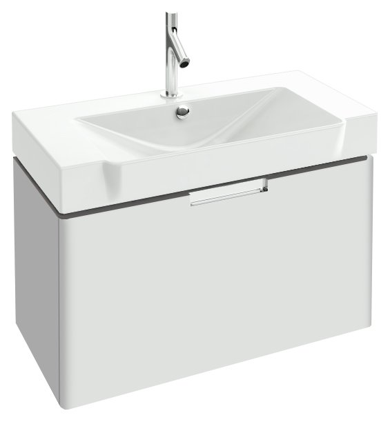 Тумба для комплекта Jacob Delafon Reve 80 белая, 1 ящик