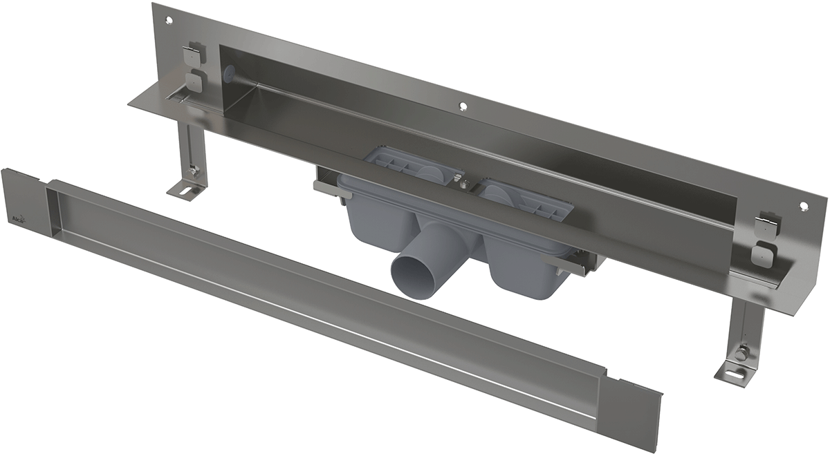 Душевой лоток Alcaplast Spa APZ5-TWIN-1050 Серый с решеткой