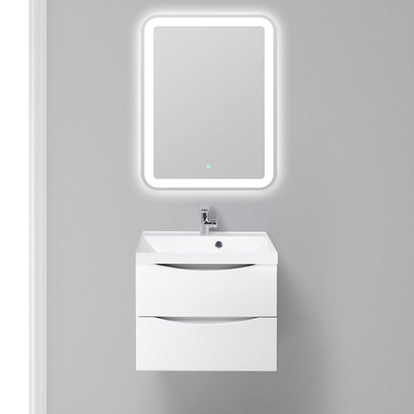 Тумба под раковину BelBagno Marino 60 подвесная Bianco Lucido