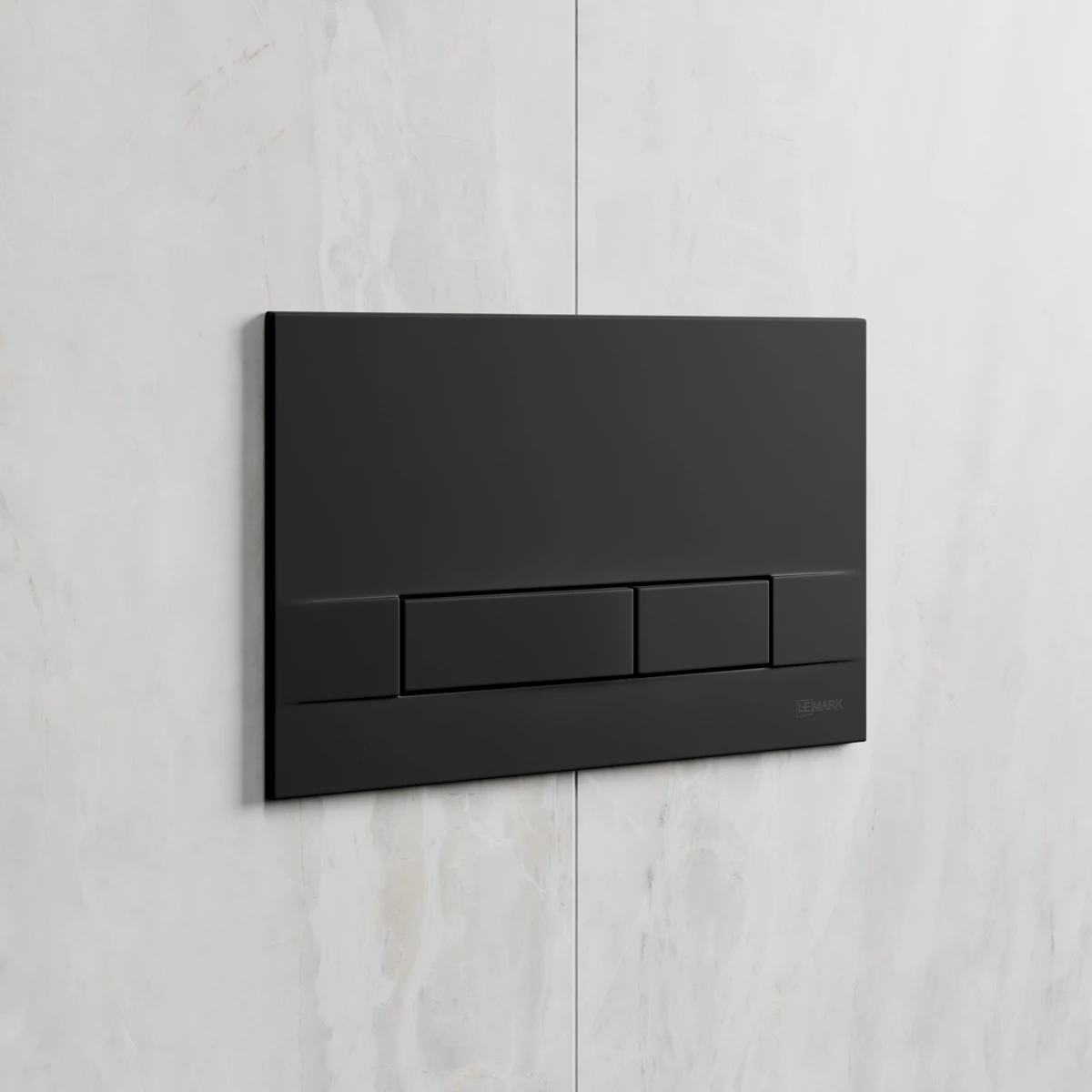 Кнопка смыва для унитазов Lemark BIT 9802006 черный матовый