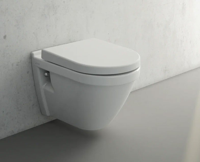 Комплект унитаза с инсталляцией Vitra S50 9003B003-7201 с сиденьем Микролифт и кнопкой смыва Хром