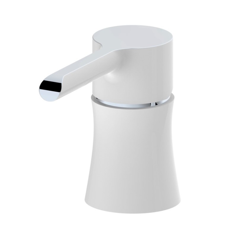 Смеситель на борт ванны Haiba HB80805-8, белый