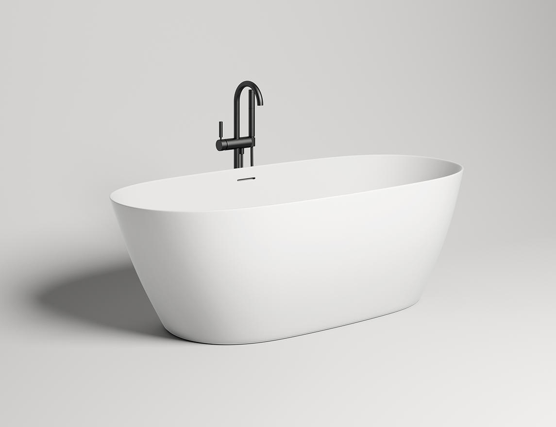 Ванна из искусственного камня Salini Sofia 165х75х60 белый