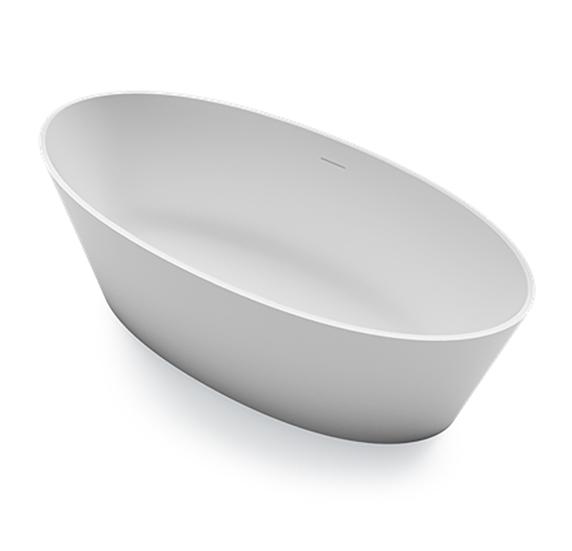 Ванна отдельностоящая Gruppo Treesse Alma 175 иск. камень, белый глянцевый
