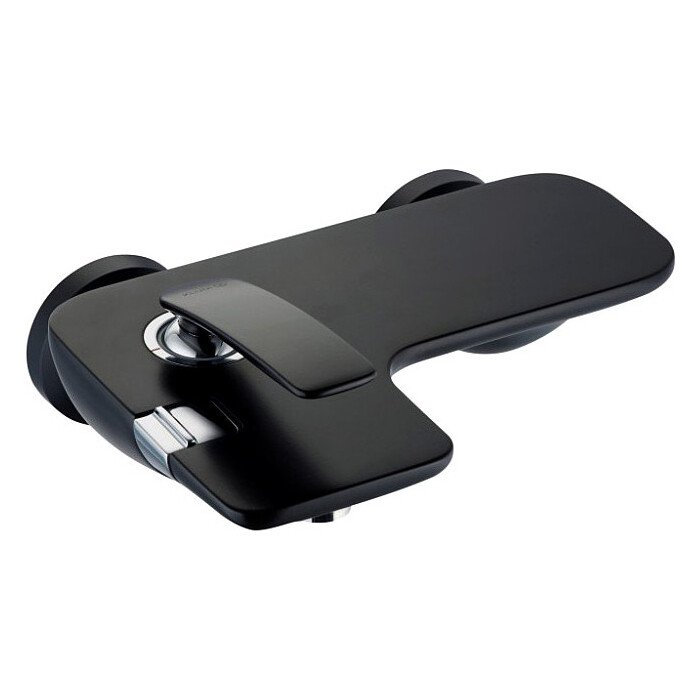 Смеситель для ванны с душем Kludi Balance 524458775 хром/черный матовый