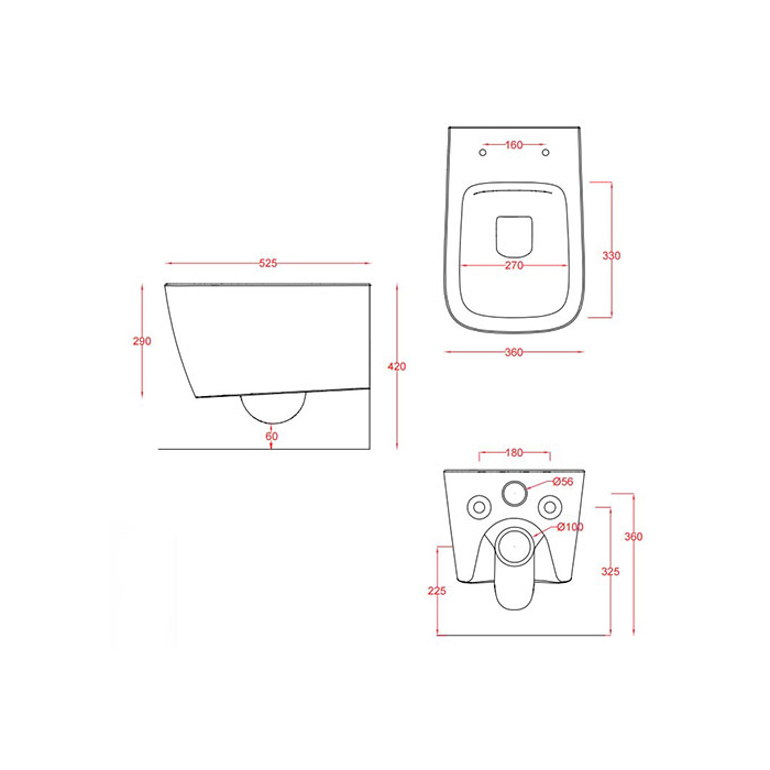 Унитаз подвесной ArtCeram A16 ASV003 05;00 белый матовый, без сиденья