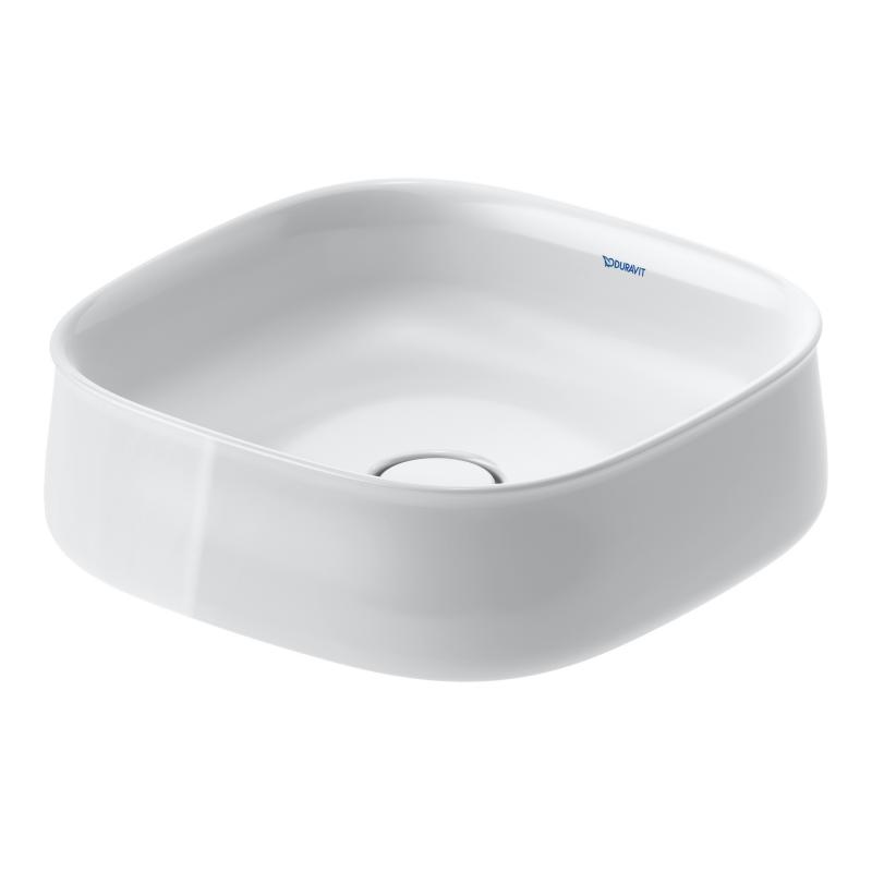 Раковина накладная 42см Duravit Zencha 2373420079 белый