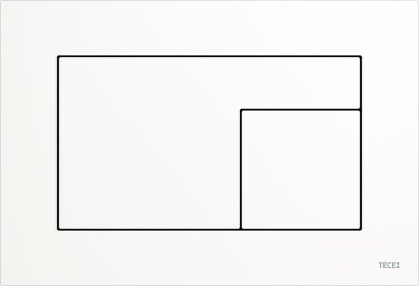 Кнопка смыва для унитазов TECE Velvet 9240735 белый