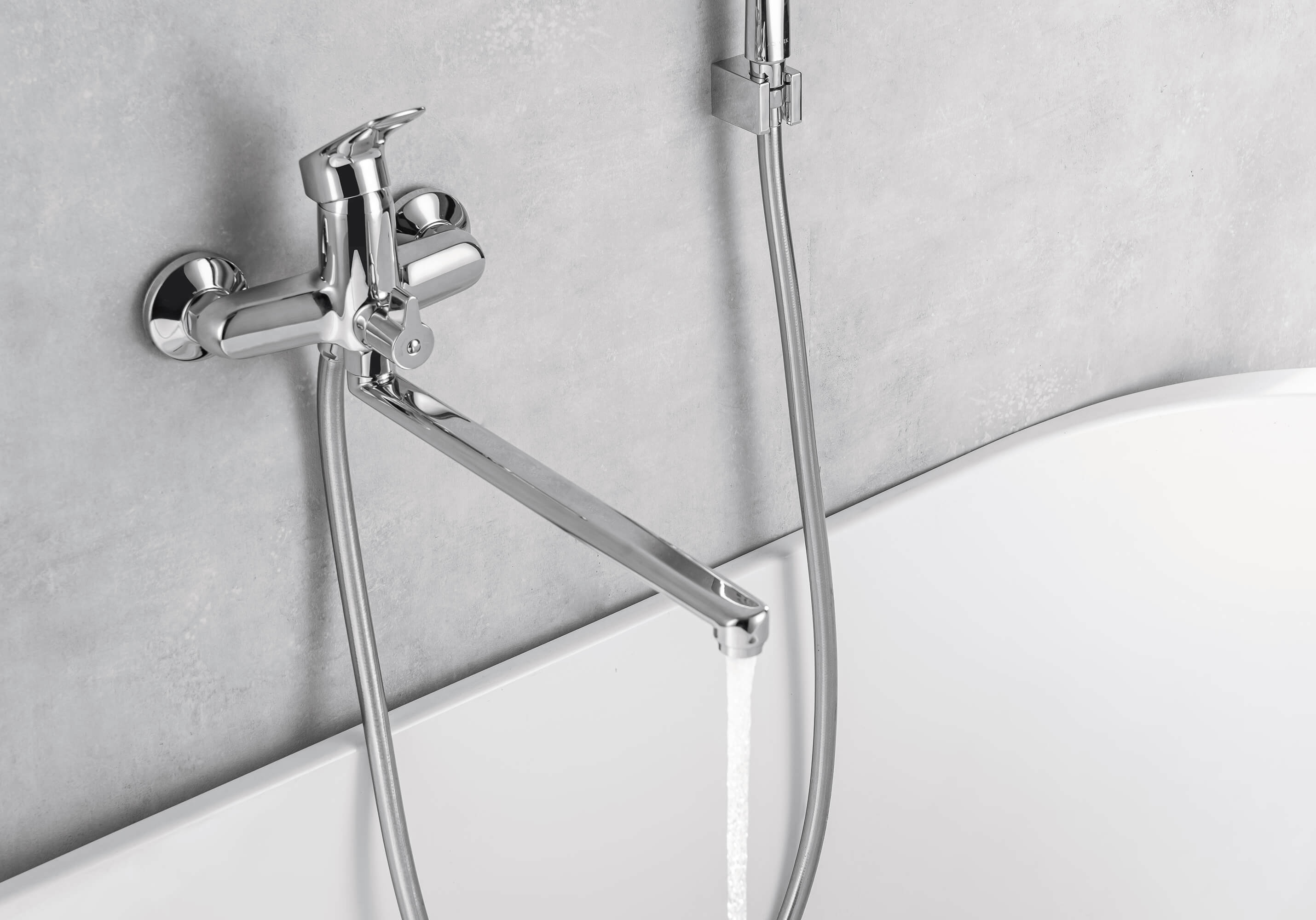 Смеситель для ванны Aquatek AQ1042CR хром