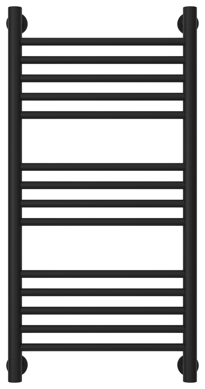 Полотенцесушитель водяной Сунержа Богема+ 80х40 перемычка прямая, черный матовый