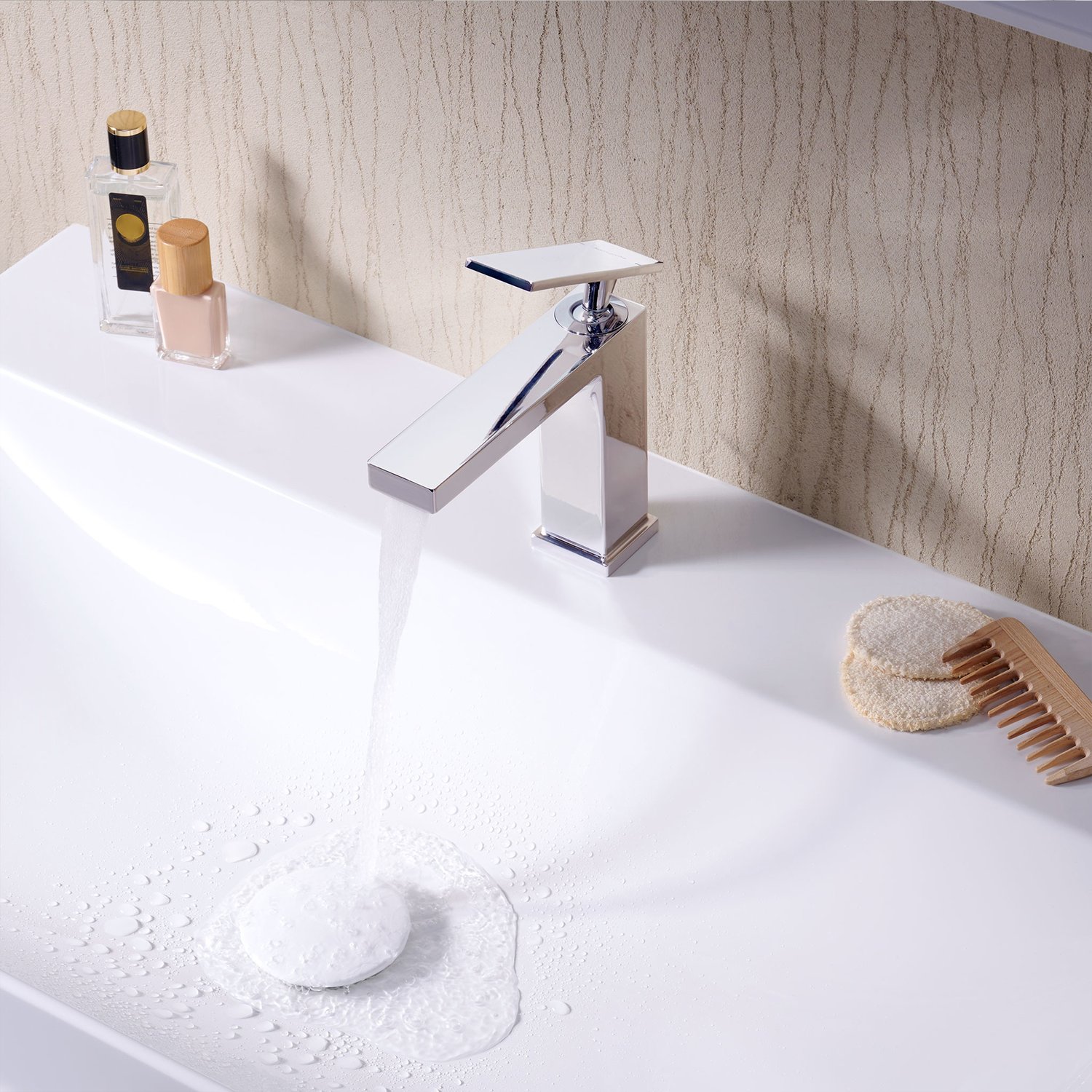 Смеситель для раковины Hansgrohe Tecturis E 73010000 хром