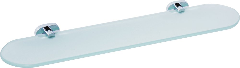 Полка стеклянная Bemeta Oval 118402031 Хром