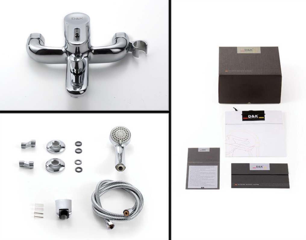 Смеситель для ванны D&K Rhein DA1353201, хром