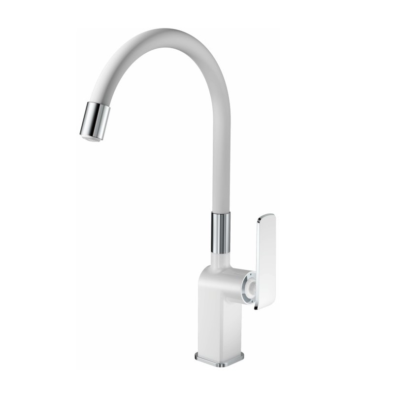 Смеситель для кухни Haiba HB73548-8, белый