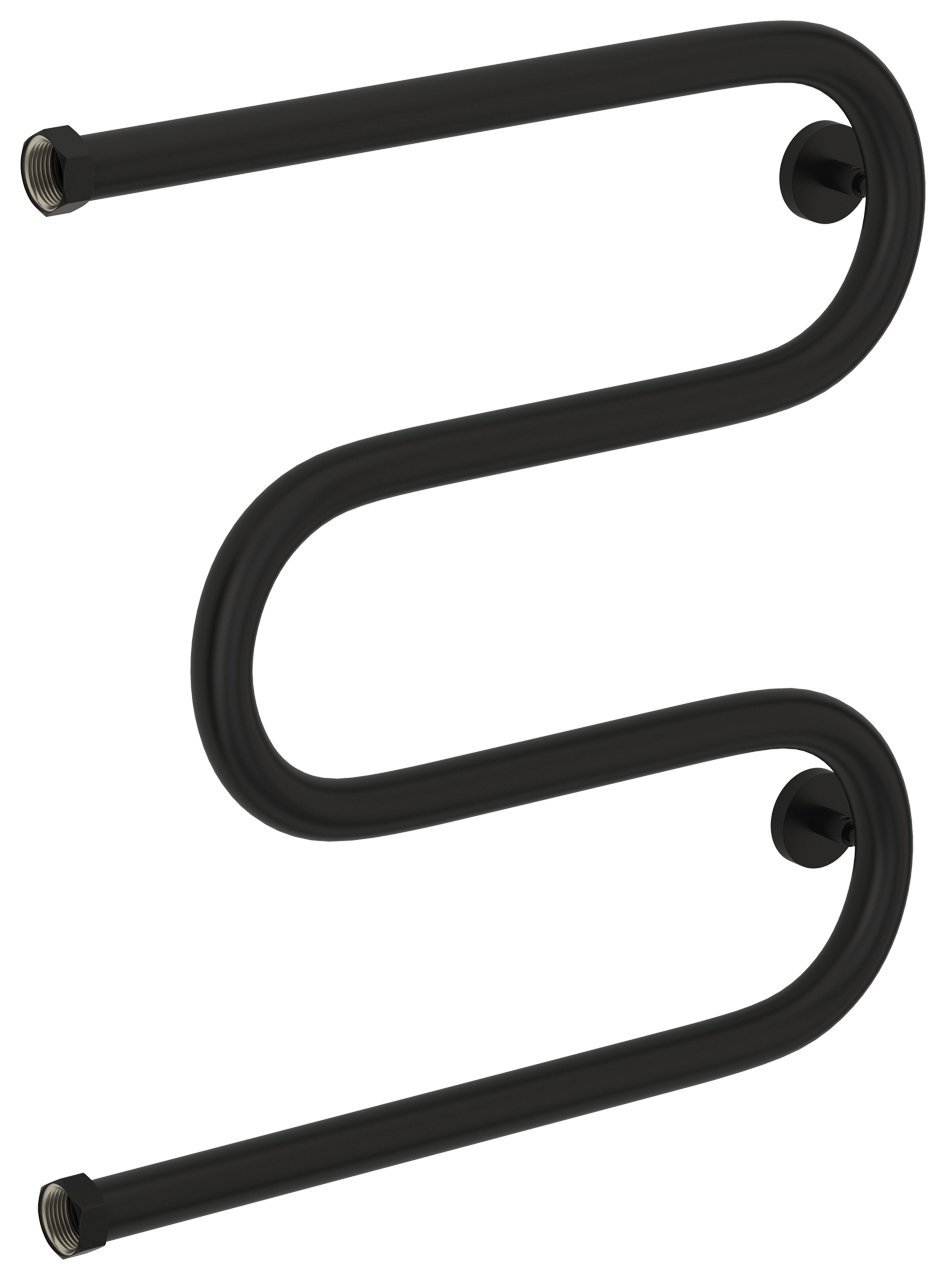 Полотенцесушитель водяной Сунержа М-образный 50х50 черный матовый