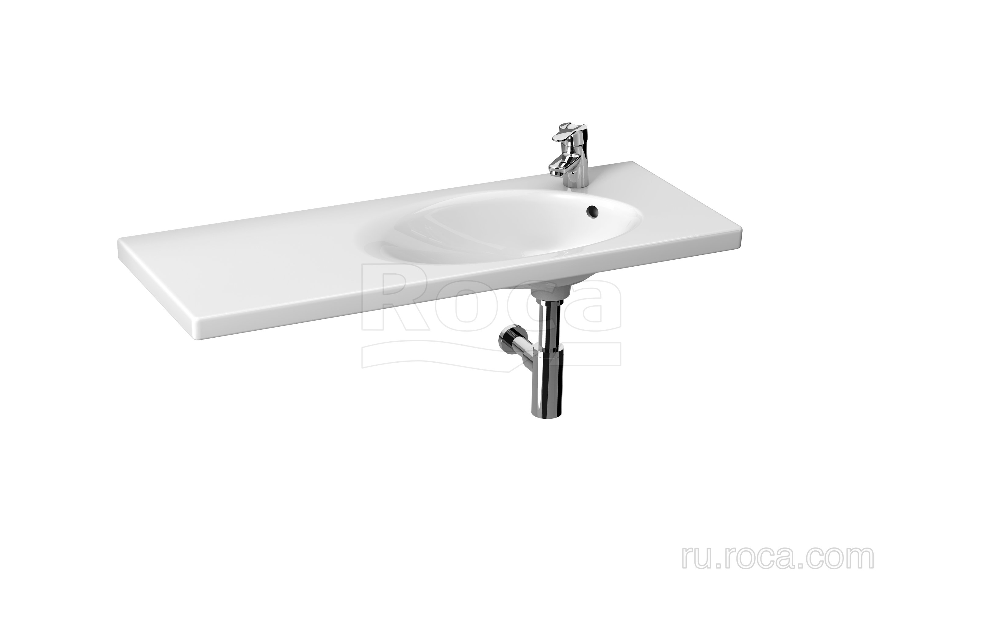 Раковина подвесная 100см Roca Etna 327009000 белый