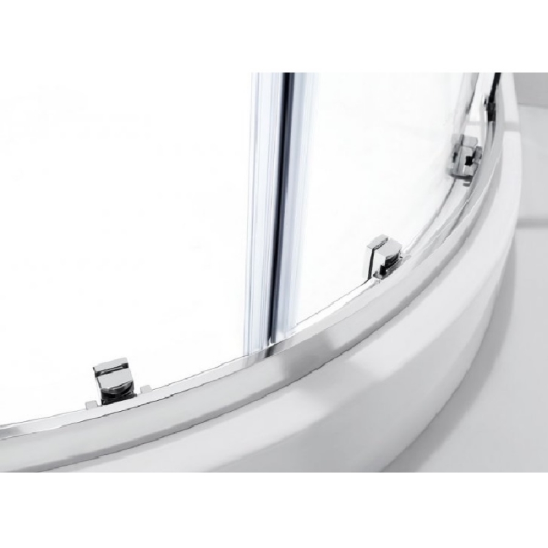 Душевой уголок Cezares Molveno RH-2 120х90 профиль Хром стекло прозрачное