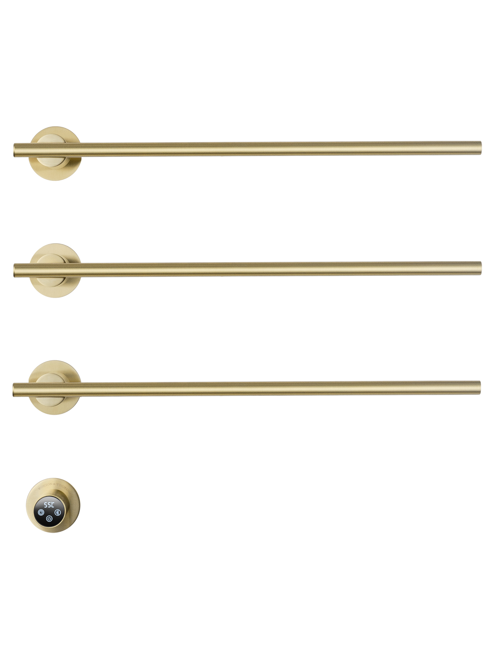 Полотенцесушитель электрический встраиваемый WONZON & WOGHAND DORTMUND, Брашированное золото (WW-A363-BG)