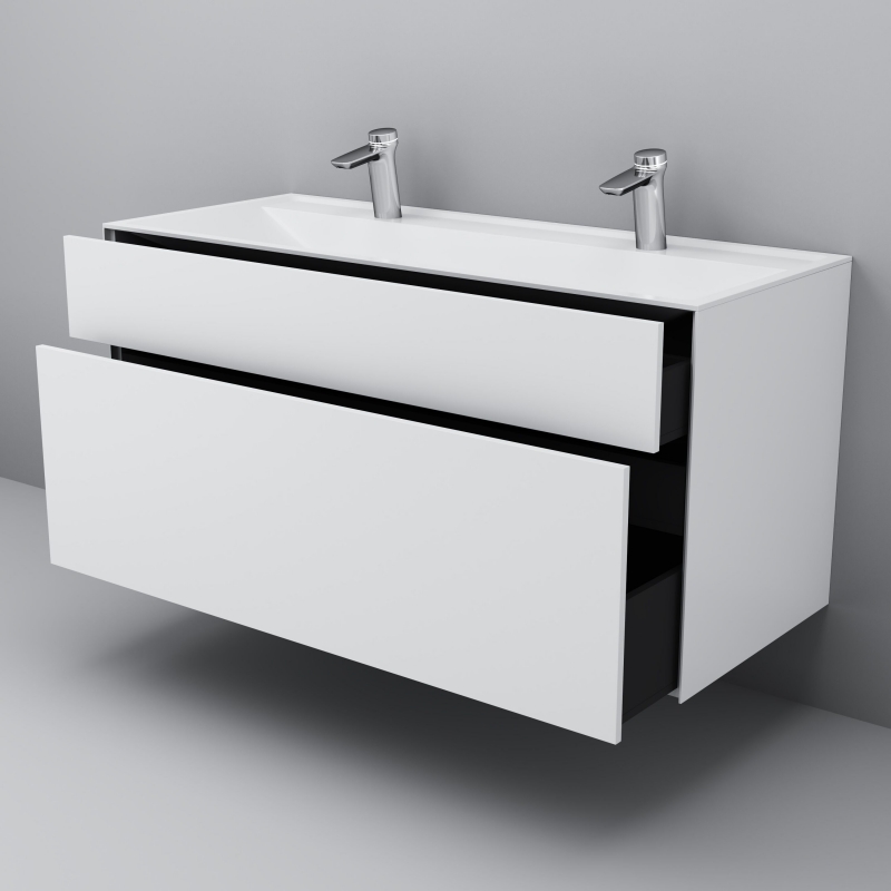 Тумба под раковину AM PM Inspire V2.0 120 подвесная Белая матовая