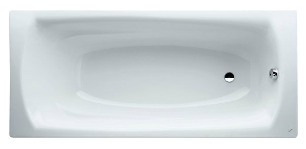 Стальная ванна Laufen Palladium 170х75 с отверстиями для ручек