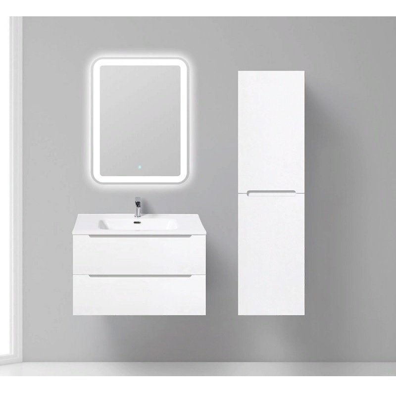 Шкаф пенал BelBagno Etna 40 R подвесной Белый/Bianco Lucido