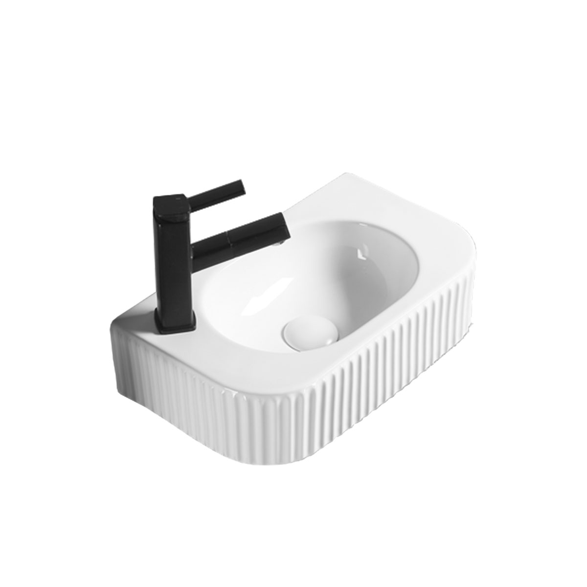 Раковина подвесная 45см Vincea VBS-503 белый