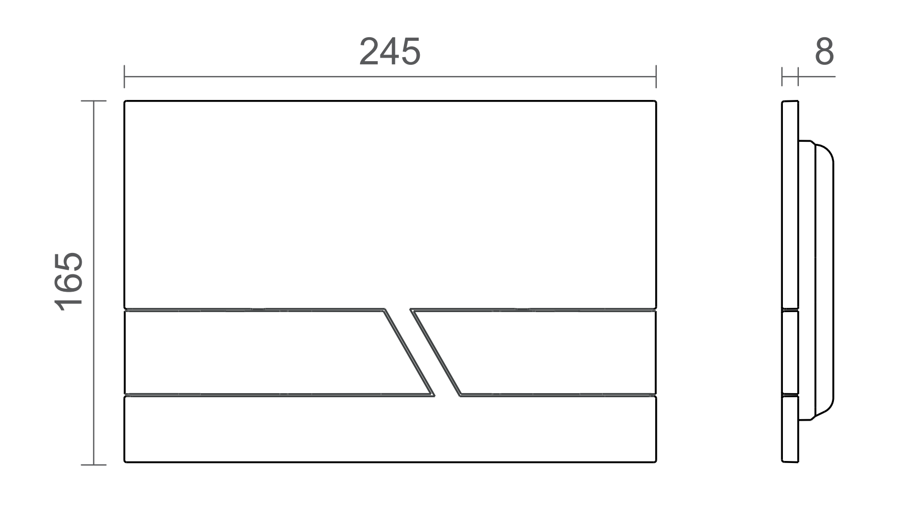 Клавиша CTESI Kali PVD (графит)