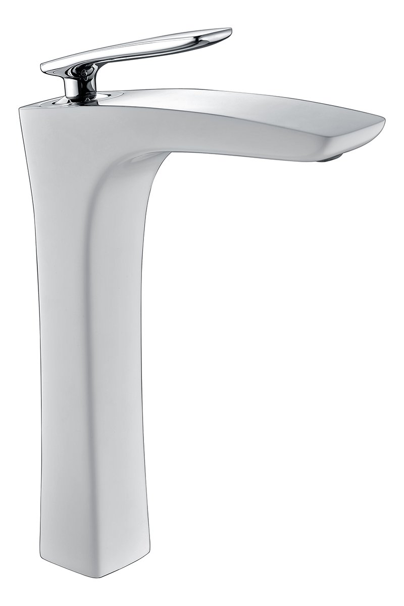 Смеситель для раковины Timo Helmi 4011/00-16F хром;белый глянцевый