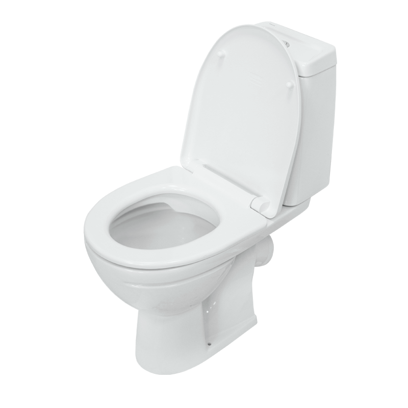 Унитаз-компакт безободковый Sanita Марс MRSSACC01030413R с бачком и сиденьем микролифт