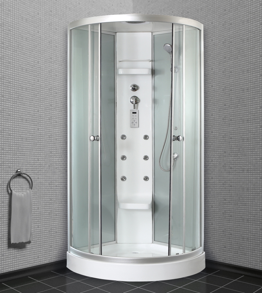 Душевая кабина Timo Lux TL-1503 102x102x230 профиль хром глянцевый, стекло прозрачное