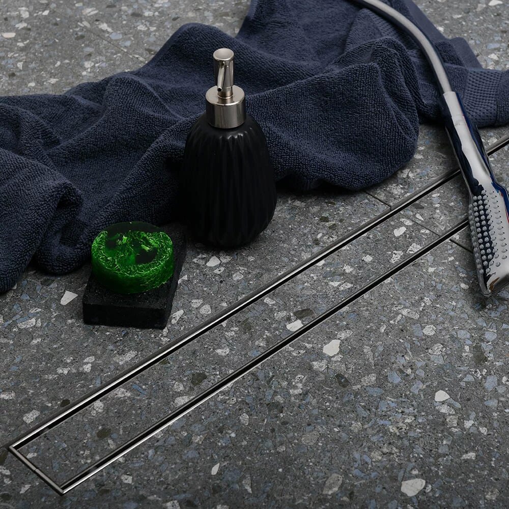 Душевой лоток 35см Veconi Klasik V350KN решетка хром