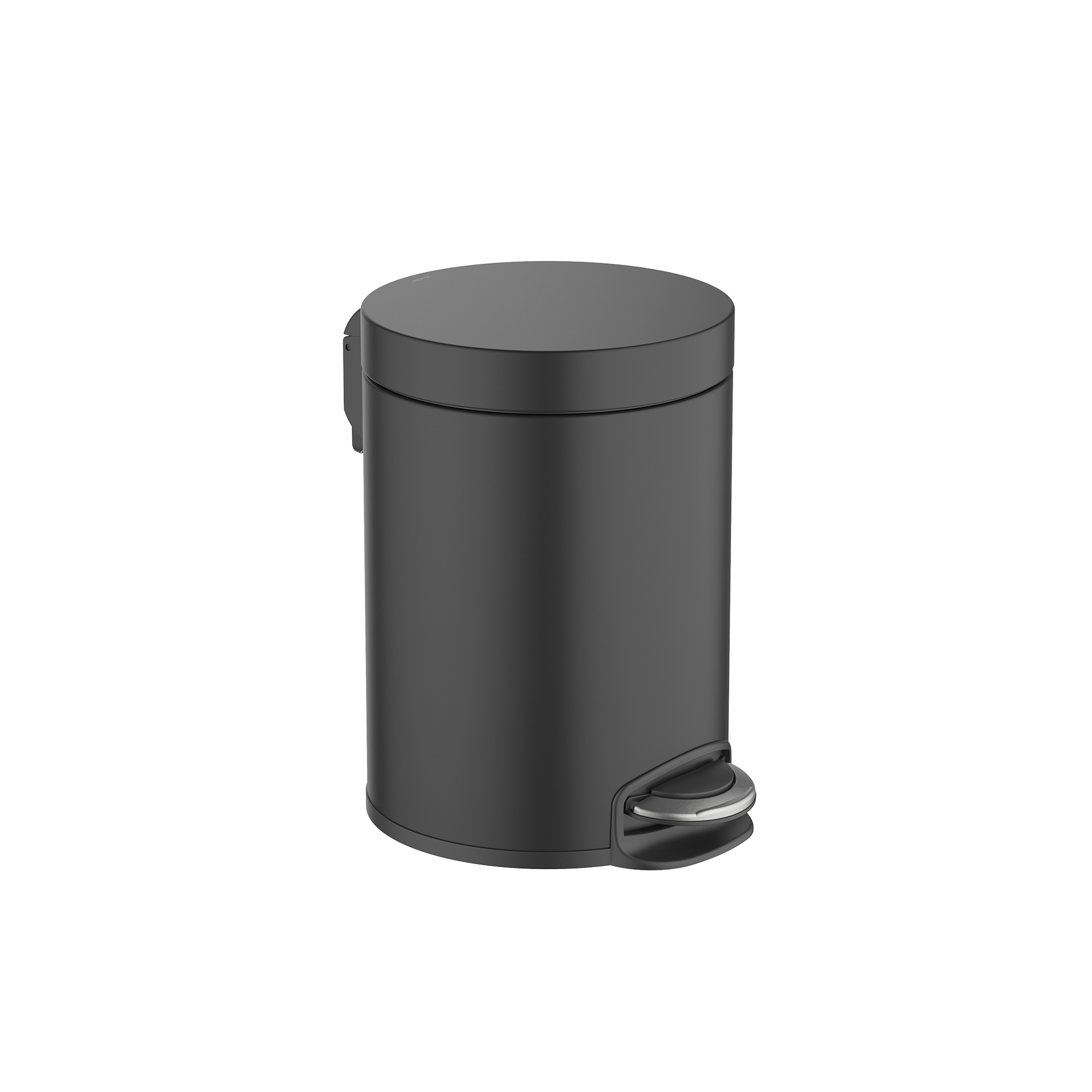 Мусорное ведро с педалью 5л Aquatek AQ4991MB черный матовый