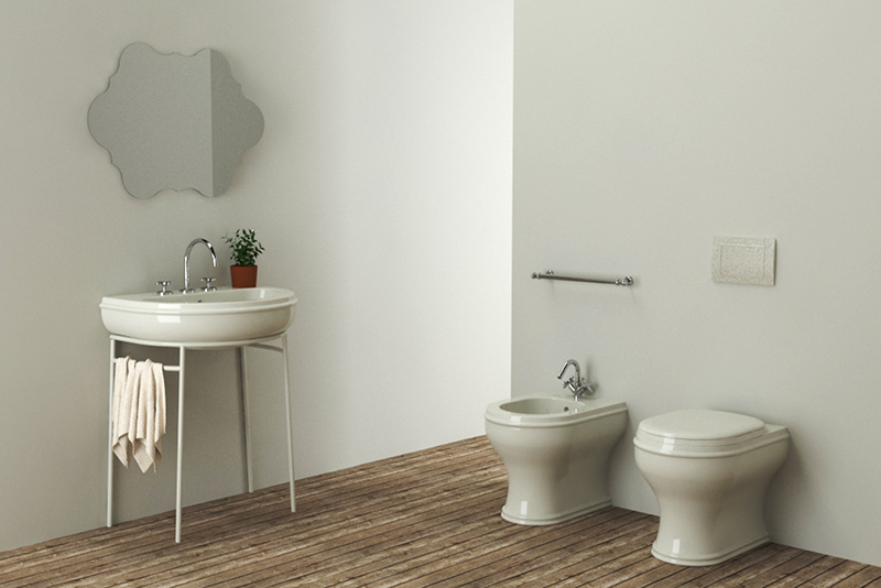 Унитаз Azzurra Charme CHA100/P bianco lucido