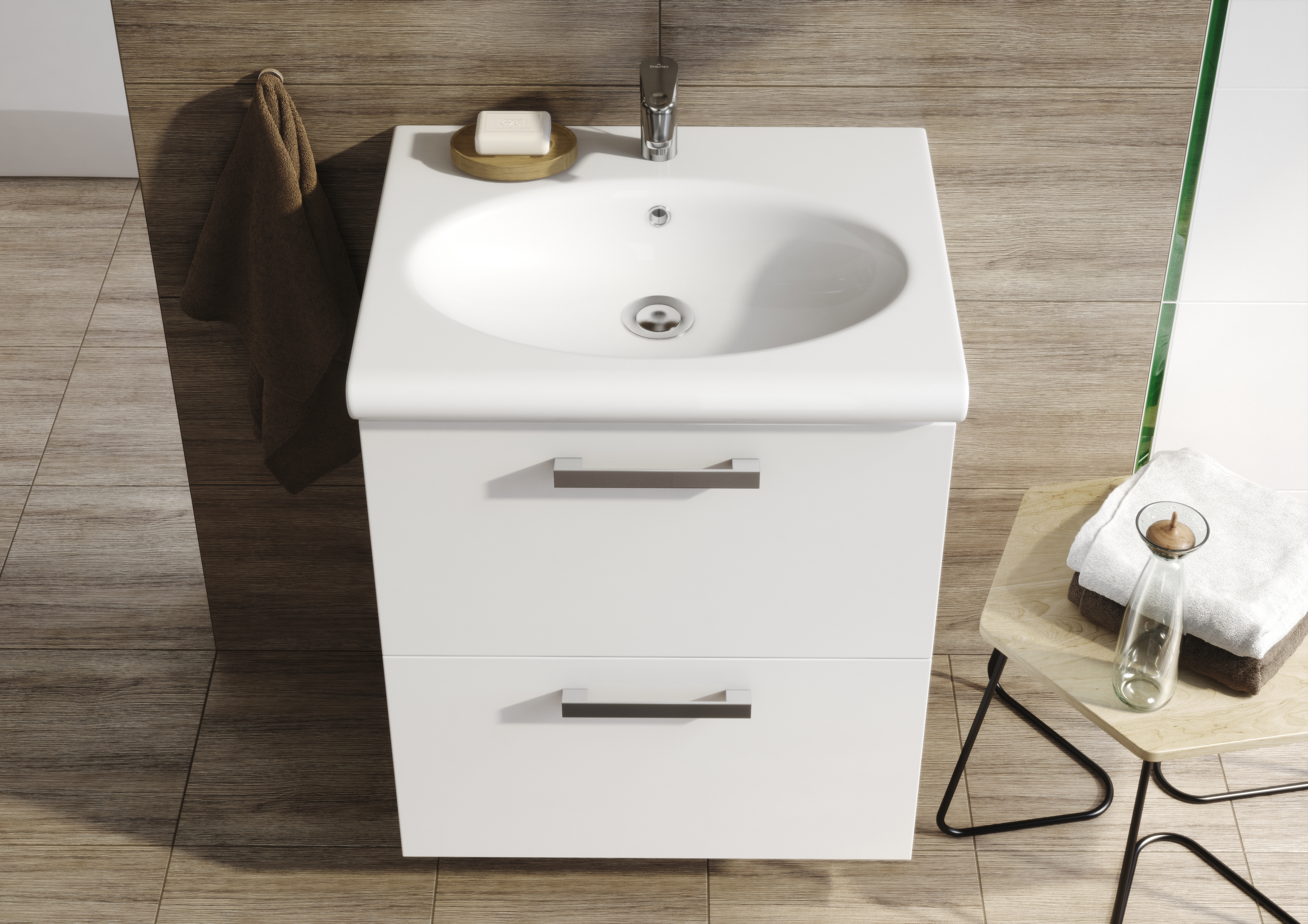 Унитаз напольный Cersanit NATURE S-KO-NTR011-3/5-COn-DL-w белый, с сиденьем микролифт