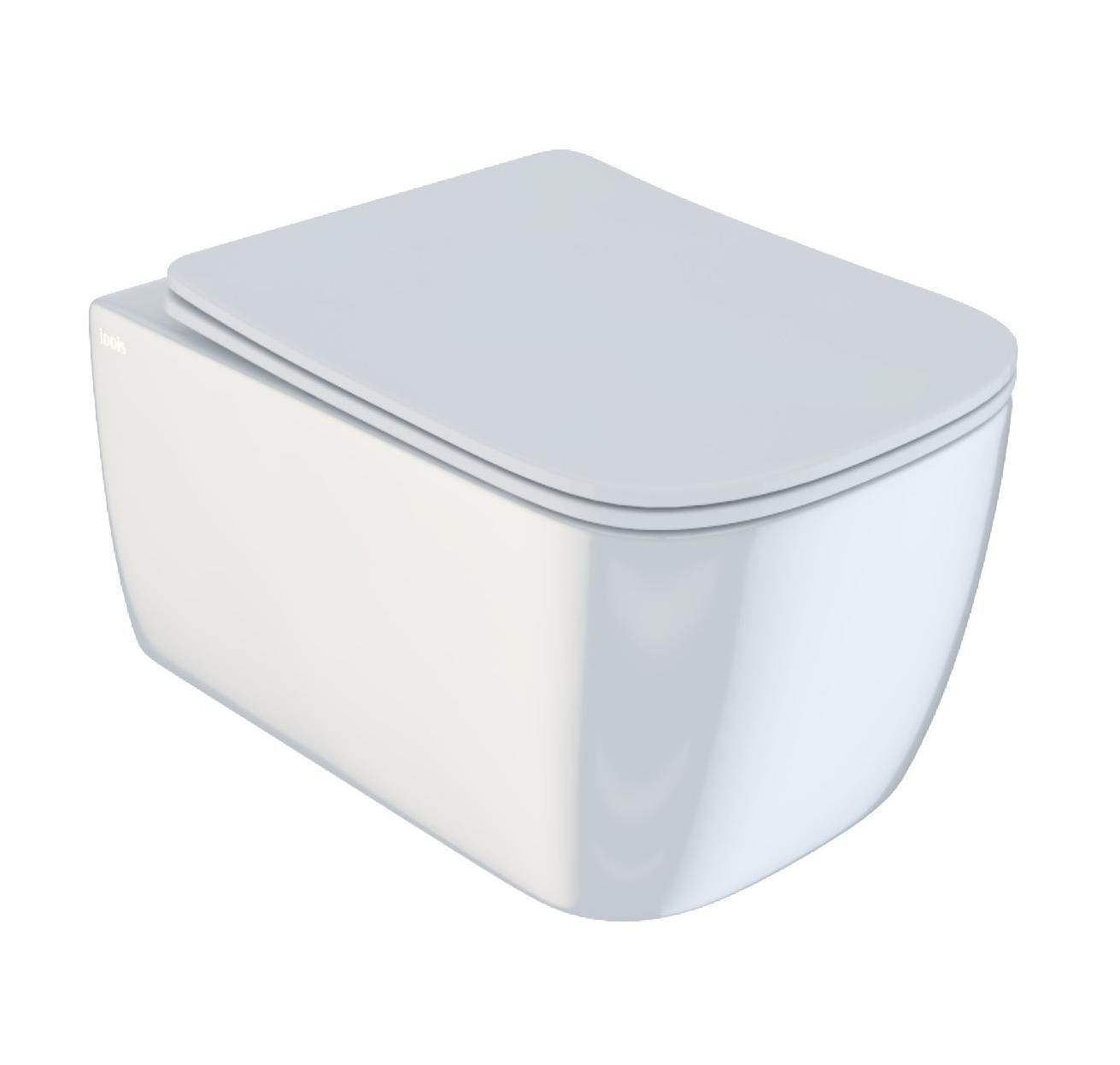 Унитаз подвесной IDDIS Bridge BRIRDSEi25 белый, с сиденьем микролифт