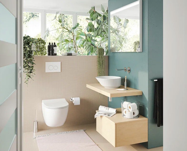 Раковина накладная 38см Vitra Geo 7421B003-0016 белый