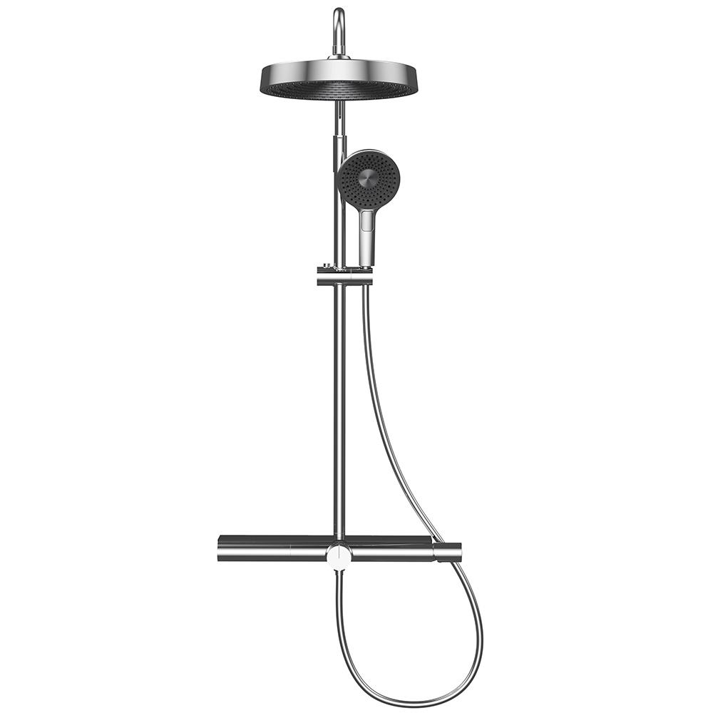 Душевая стойка со смесителем AQUAme AQM8010CR хром