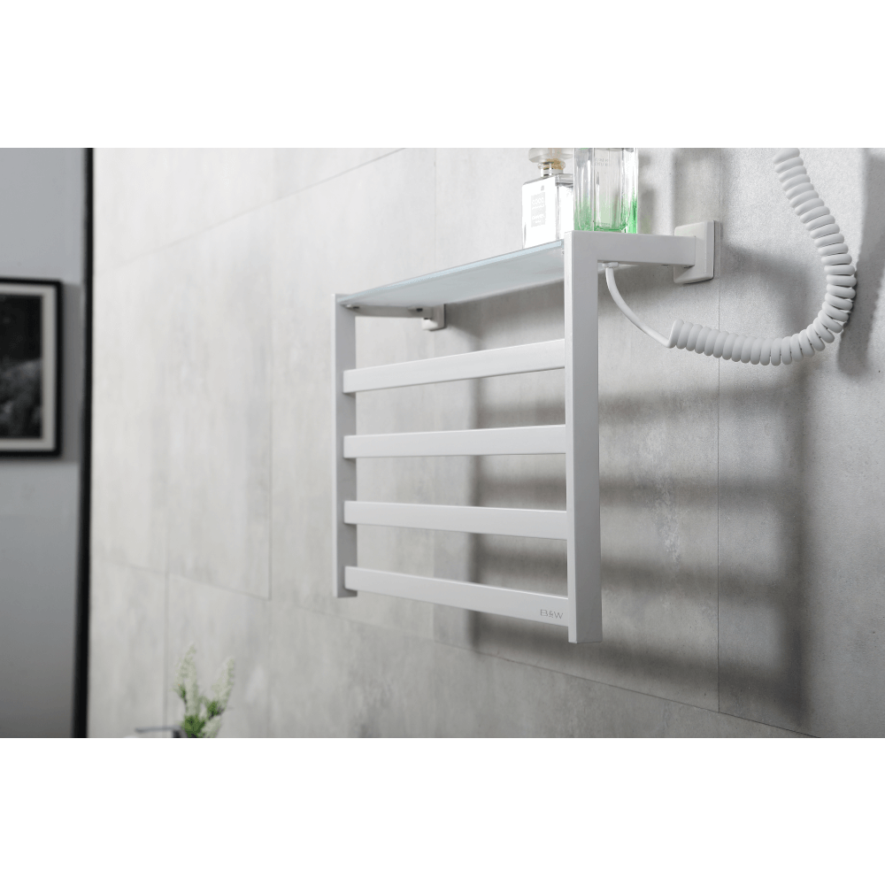 Полотенцесушитель электрический Black&White N-333W 35х58 белый матовый