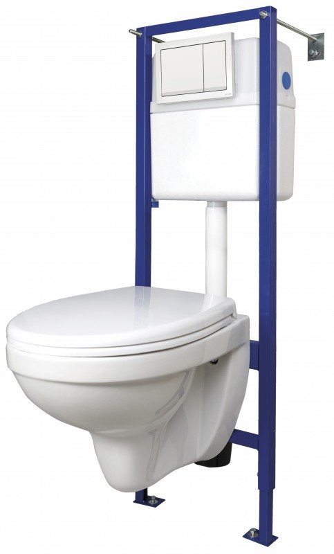 Комплект Cersanit DELFI TPL + VECTOR + ENTER  белый