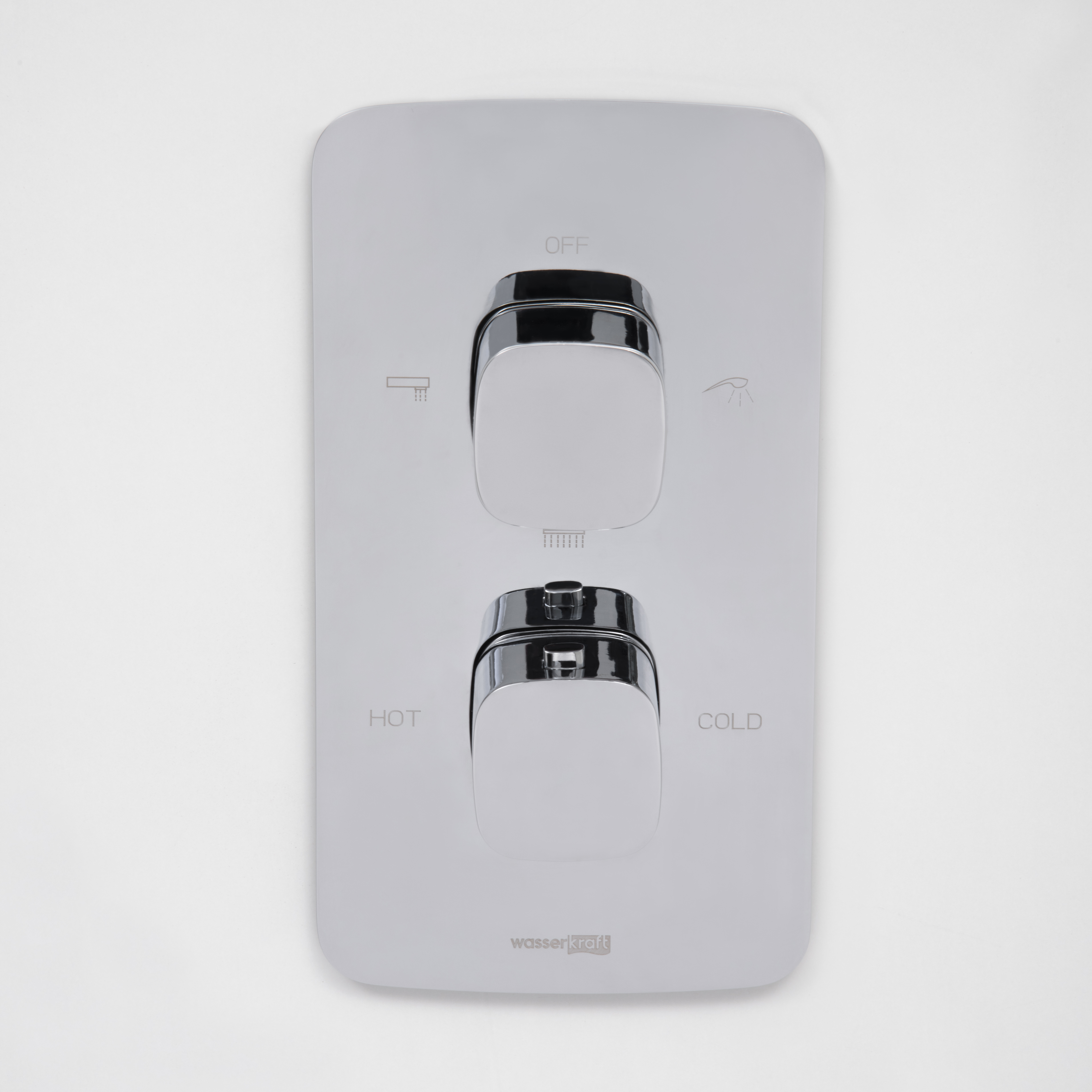 Термостат для ванны с душем на 3 потребителя WasserKraft Naab 8644 хром
